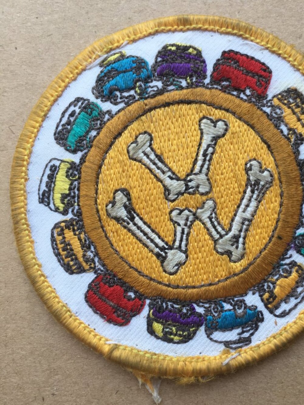90s VW Bus Grateful Dead Patch